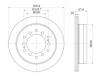 S&amp;K GMBH SKBD1470 Диск тормозной задний вентилируемый