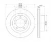 S&amp;K GMBH SKBD1493 Диск тормозной передний вентилируемый
