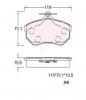 S&amp;K GMBH SKBP1036 Колодки торм. перед.