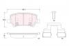 S&amp;K GMBH SKBP1095 Колодки торм. задн.