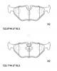 S&amp;K GMBH SKBP1213 Колодки торм. задн.