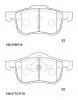 S&amp;K GMBH SKBP1261 Колодки торм. перед.