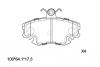 S&amp;K GMBH SKBP1273 Колодки торм. перед.