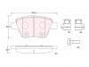 S&amp;K GMBH SKBP1426 Колодки торм. задн.
