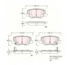 S&amp;K GMBH SKBP1449 Колодки торм. задн.
