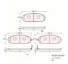 S&amp;K GMBH SKBP1486 Колодки торм. перед.