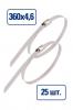 KRAFT KT880575 Хомут стяжной металлический 3604,6 (уп-ка 25 шт)