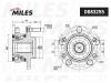 MILES DB83255 Ступица колеса передняя с подшипником NISSAN QASHQAI/X-TRAIL T32 14- DB83255