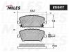 MILES E100417 Колодки тормозные передние (Смесь Semi-Metallic) HONDA CIVIC Hatchback 05- (TRW GDB3407) E100417