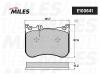 MILES E100641 Колодки тормозные передние (Смесь Semi-Metallic) MERCEDES W222/С217 13- (TRW GDB2144) E100641