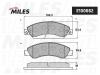 MILES E100662 Колодки тормозные передние (Смесь Semi-Metallic) CADILLAC ESCALADE/CHEVROLET TAHOE 06- E100662