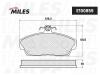 MILES E100859 Колодки тормозные G*Z 3102/3110/31105/2705/3221/3302 передние  E100859