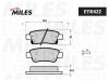MILES E110422 Колодки тормозные задние HONDA CR-V III 07- E110422