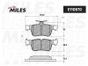 MILES E110670 Колодки тормозные задние (Смесь Semi-Metallic) FORD KUGA/MONDEO/GALAXY/S-MAX 14- (TRW GDB2115) E1106