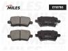 MILES E110756 Колодки тормозные CHERY TIGGO 8PRO - задние E110756