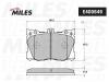 MILES E400649 Колодки тормозные MB W205, E-class W213 Miles