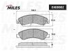 MILES E400662 Колодки тормозные передние (Смесь Semi-Metallic) CADILLAC ESCALADE/CHEVROLET TAHOE 06- E400662