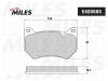 MILES E400680 Колодки тормозные