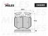 MILES E400891 Колодки тормозные BMW 5 G30/ X5 G05/ 7 G11/G12 13- передние LowMetallic