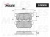 MILES E410495 Колодки тормозные задние (Смесь Low-Metallic) SSANGYONG REXTON 02/KYRON 05/ACTYON 05 (TRW GDB3382) E
