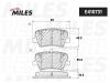 MILES E410731 Колодки тормозные