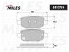 MILES E410754 E410754 Тормозные колодки для дисковых тормозов