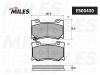 MILES E500430 Колодки тормозные передние (Смесь CERAMIC) INFINITI FX35/37/50 08-/GS35/37/25 06- (TRW GDB3505) E500