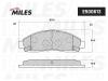 MILES E500613 Колодки тормозные