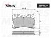 MILES E500629 Колодки тормозные MILES E500629 LEXUS LS460 пер