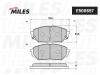 MILES E500657 Колодки тормозные MILES E500657