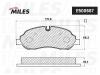 MILES E500667 Колодки тормозные передние (Смесь CERAMIC) FORD TRANSIT 13- (для сдвоенных шин) (TRW GDB2117) E50066