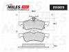MILES E510619 E510619 Тормозные колодки для дисковых тормозов