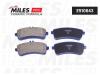 MILES E510643 Колодки тормозные MILES E510643 W222 13- задние