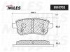 MILES E510702 Колодки тормозные MILES E510702 Renault Fluence/Megane/Scenic III (08-) диск. зад. (PF 0909)