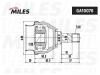 MILES GA10076 ШРУС ВНУТРЕННИЙ для OPEL ASTRA H 2004-2010