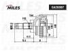 MILES GA20087 GA20087 Шарнир равных угловых скоростей