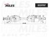 MILES GC01157 Привод в сборе левый FIAT PUNTO 1.2 99- (GKN 304366) GC01157
