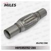 MILES HBFE45X152-280 Труба гофрированная с патрубками и внутр. плетением 45X152-280 HBFE45X152-280