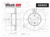 MILES K200032 Диск тормозной MILES K200032 BMW 1 E81/E87/3 E90/E91/E92 передний D=300мм.