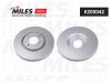 MILES K200042 Диск тормозной MILES K200042 CITROEN BERLINGO +ESP/C5/C4/PEUGEOT 207 05>/307 05> передний