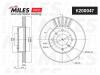 MILES K200047 Диск тормозной MILES K200047 NISSAN ALMERA CLASSIC/N16/PRIMERA P10/P11 R14 передний вентилир.