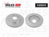 MILES K200074 Диск тормозной передний вентилируемый LADA 2110/2111/2112 (серия PRO с защитным покрытием) (TRW DF41