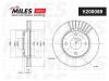 MILES K200088 Диск тормозной MILES K200088 FORD FOCUS 98>05/FUSION 1.4/1.6 01> передний вентилируемый