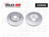 MILES K200096 Диск тормозной передний FORD GALAXY/S-MAX/VOLVO S60/S80/V70/XC70 (серия PRO с защитным покрытием) (T