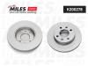 MILES K200278 Диск тормозной передний не вентилируемый RENAULT LOGAN/CLIO/MEGANE/SANDERO (серия PRO с защитным пок