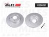 MILES K200291 Диск тормозной MILES K200291 RENAULT LOGAN/SANDERO передний не вент.D=259мм.