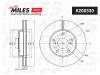 MILES K200330 Диск тормозной передний вентилируемый TOYOTA AURIS 07- (пр-во Великобритания) (серия PRO с защитным