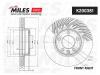 MILES K200381 Диск тормозной MILES K200381 VOLKSWAGEN TOUAREG 03>/PORCHE CAYENNE 03> R17 передний прав.вент.