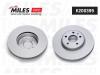 MILES K200399 Диск тормозной передний AUDI A4 07-/A5 07- (серия PRO с защитным покрытием) (TRW DF4866S) K200399