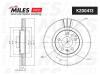 MILES K200413 Диск тормозной передний AUDI A3 96-/SKODA OCTAVIA 96-/VW BORA/GOLF IV/V (серия PRO с защитным покрыт